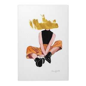 Quadro Decorativo Cabeças Ocas, Almas Cansadas | Fernanda Santos - Meu Rodapé