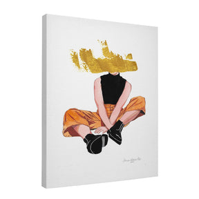 Quadro Decorativo Cabeças Ocas, Almas Cansadas | Fernanda Santos - Meu Rodapé