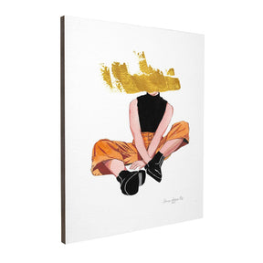 Quadro Decorativo Cabeças Ocas, Almas Cansadas | Fernanda Santos - Meu Rodapé
