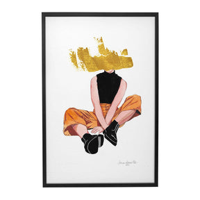 Quadro Decorativo Cabeças Ocas, Almas Cansadas | Fernanda Santos - Meu Rodapé