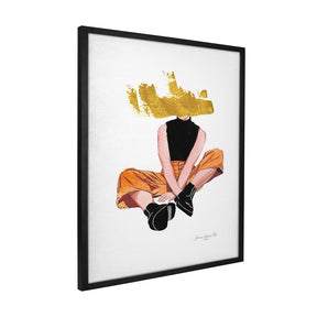 Quadro Decorativo Cabeças Ocas, Almas Cansadas | Fernanda Santos - Meu Rodapé