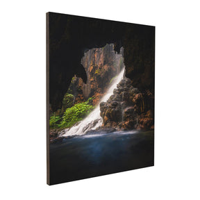 Quadro Decorativo Cachoeira | Mundo sem Muros - Meu Rodapé