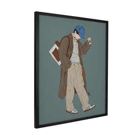 Quadro Decorativo Café e Inverno | Jungo - Meu Rodapé