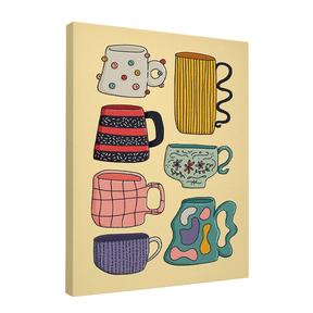 Quadro Decorativo Cafezins | Manoela Amora - Meu Rodapé