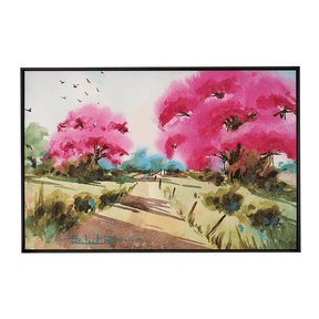 Quadro Decorativo Caminho da Flores | Rafael Pita - Meu Rodapé