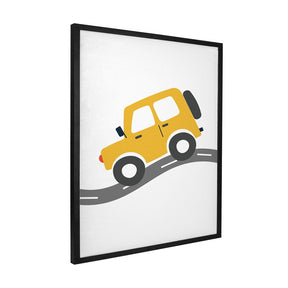 Quadro Decorativo Carro Amarelo | Aline Gomes Gonçalves - Meu Rodapé