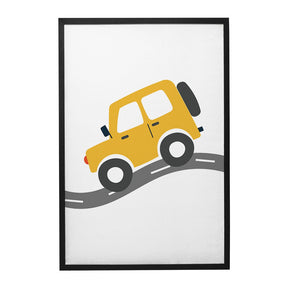 Quadro Decorativo Carro Amarelo | Aline Gomes Gonçalves - Meu Rodapé