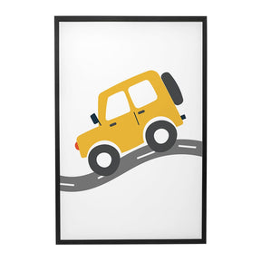 Quadro Decorativo Carro Amarelo | Aline Gomes Gonçalves - Meu Rodapé