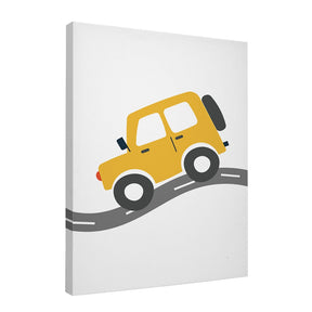 Quadro Decorativo Carro Amarelo | Aline Gomes Gonçalves - Meu Rodapé