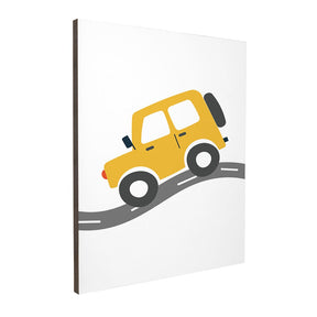 Quadro Decorativo Carro Amarelo | Aline Gomes Gonçalves - Meu Rodapé