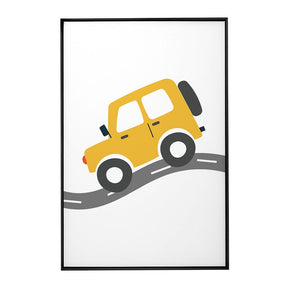 Quadro Decorativo Carro Amarelo | Aline Gomes Gonçalves - Meu Rodapé