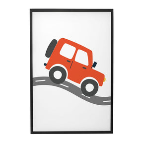 Quadro Decorativo Carro Vermelho | Aline Gomes Gonçalves - Meu Rodapé