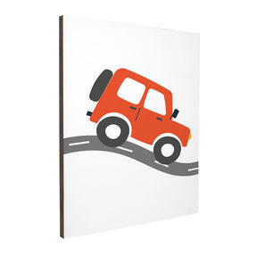 Quadro Decorativo Carro Vermelho | Aline Gomes Gonçalves - Meu Rodapé