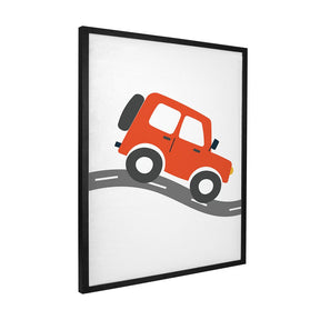 Quadro Decorativo Carro Vermelho | Aline Gomes Gonçalves - Meu Rodapé