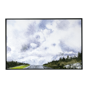Quadro Decorativo Céu de Aquarela 4 | Bruna Berger - Meu Rodapé