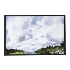 Quadro Decorativo Céu de Aquarela 4 | Bruna Berger - Meu Rodapé