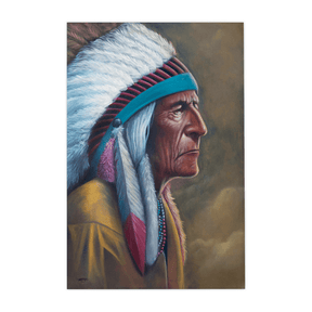 Quadro Decorativo Chefe Apache | Francisco Veiga - Meu Rodapé