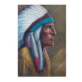 Quadro Decorativo Chefe Apache | Francisco Veiga - Meu Rodapé