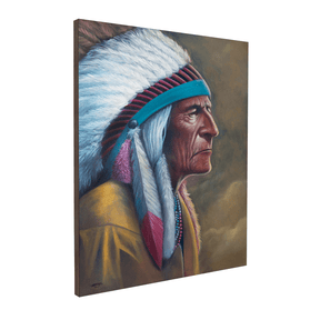 Quadro Decorativo Chefe Apache | Francisco Veiga - Meu Rodapé