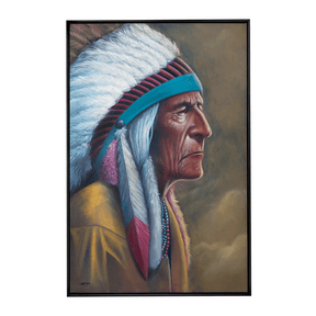 Quadro Decorativo Chefe Apache | Francisco Veiga - Meu Rodapé
