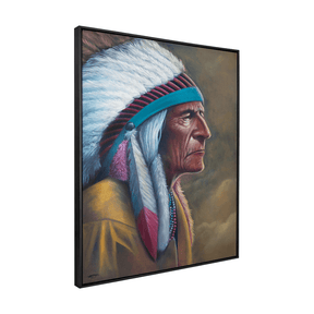 Quadro Decorativo Chefe Apache | Francisco Veiga - Meu Rodapé