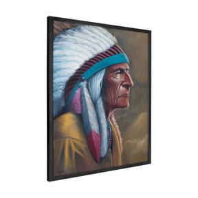 Quadro Decorativo Chefe Apache | Francisco Veiga - Meu Rodapé