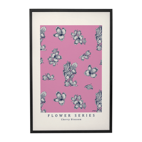 Quadro Decorativo Cherry Flower | Mayara Soares - Meu Rodapé