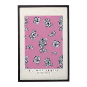 Quadro Decorativo Cherry Flower | Mayara Soares - Meu Rodapé