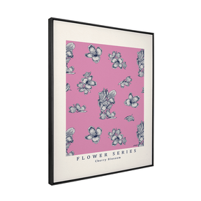 Quadro Decorativo Cherry Flower | Mayara Soares - Meu Rodapé