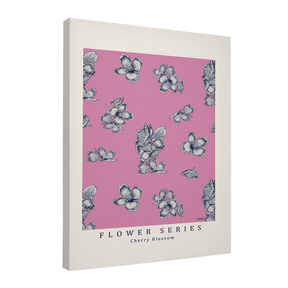 Quadro Decorativo Cherry Flower | Mayara Soares - Meu Rodapé