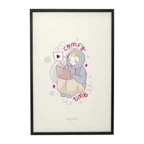 Quadro Decorativo Comfy Time | Luana Gurgel - Meu Rodapé