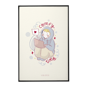 Quadro Decorativo Comfy Time | Luana Gurgel - Meu Rodapé
