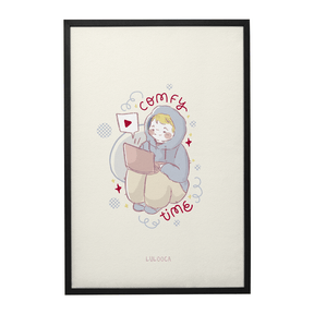 Quadro Decorativo Comfy Time | Luana Gurgel - Meu Rodapé