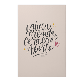 Quadro Decorativo Coração Aberto | Nathalia Piovezan - Meu Rodapé