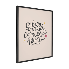 Quadro Decorativo Coração Aberto | Nathalia Piovezan - Meu Rodapé