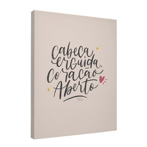 Quadro Decorativo Coração Aberto | Nathalia Piovezan - Meu Rodapé