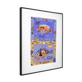 Quadro Decorativo Cores do coral | Fernanda Schallen - Meu Rodapé