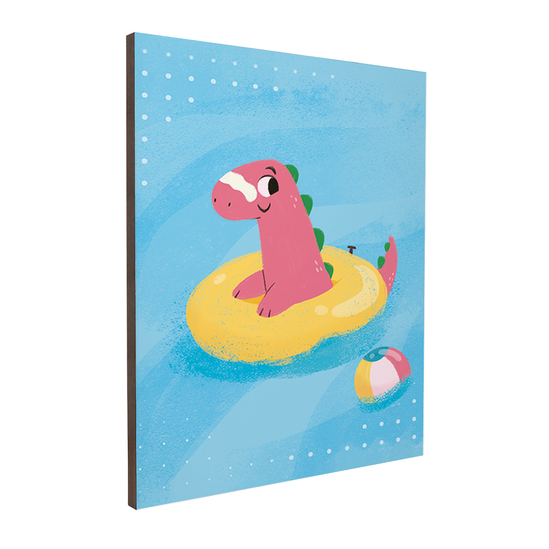 Quadro Decorativo Dino de Bóia | Luana Estela - Meu Rodapé