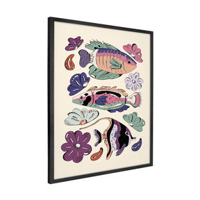 Quadro Decorativo Encanto marinho | Fernanda Schallen - Meu Rodapé