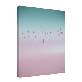 Quadro Decorativo Flamingos Uyini | Patricia Schussel Gomes - Meu Rodapé