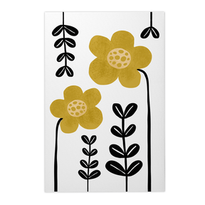 Quadro Decorativo Flores Amarelas 2 | Rafa Harger - Meu Rodapé
