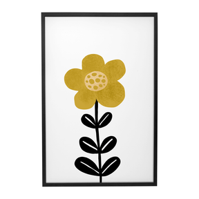 Quadro Decorativo Flores Amarelas 3 | Rafa Harger - Meu Rodapé