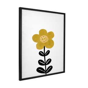 Quadro Decorativo Flores Amarelas 3 | Rafa Harger - Meu Rodapé