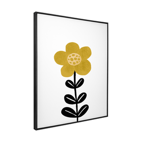 Quadro Decorativo Flores Amarelas 3 | Rafa Harger - Meu Rodapé