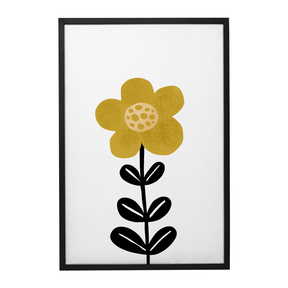 Quadro Decorativo Flores Amarelas 3 | Rafa Harger - Meu Rodapé