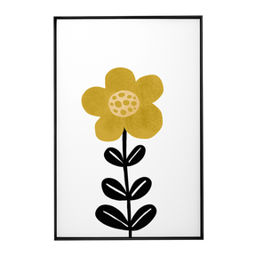 Quadro Decorativo Flores Amarelas 3 | Rafa Harger - Meu Rodapé