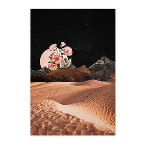 Quadro Decorativo Flores no Deserto | Gabriela Cidade Borges - Meu Rodapé