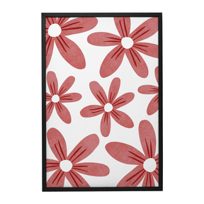 Quadro Decorativo Flores Vermelhas 1 | Rafa Harger - Meu Rodapé