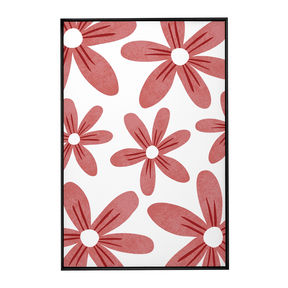 Quadro Decorativo Flores Vermelhas 1 | Rafa Harger - Meu Rodapé