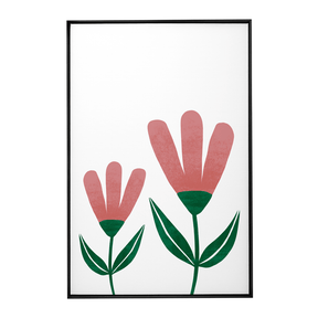 Quadro Decorativo Flores Vermelhas 2 | Rafa Harger - Meu Rodapé